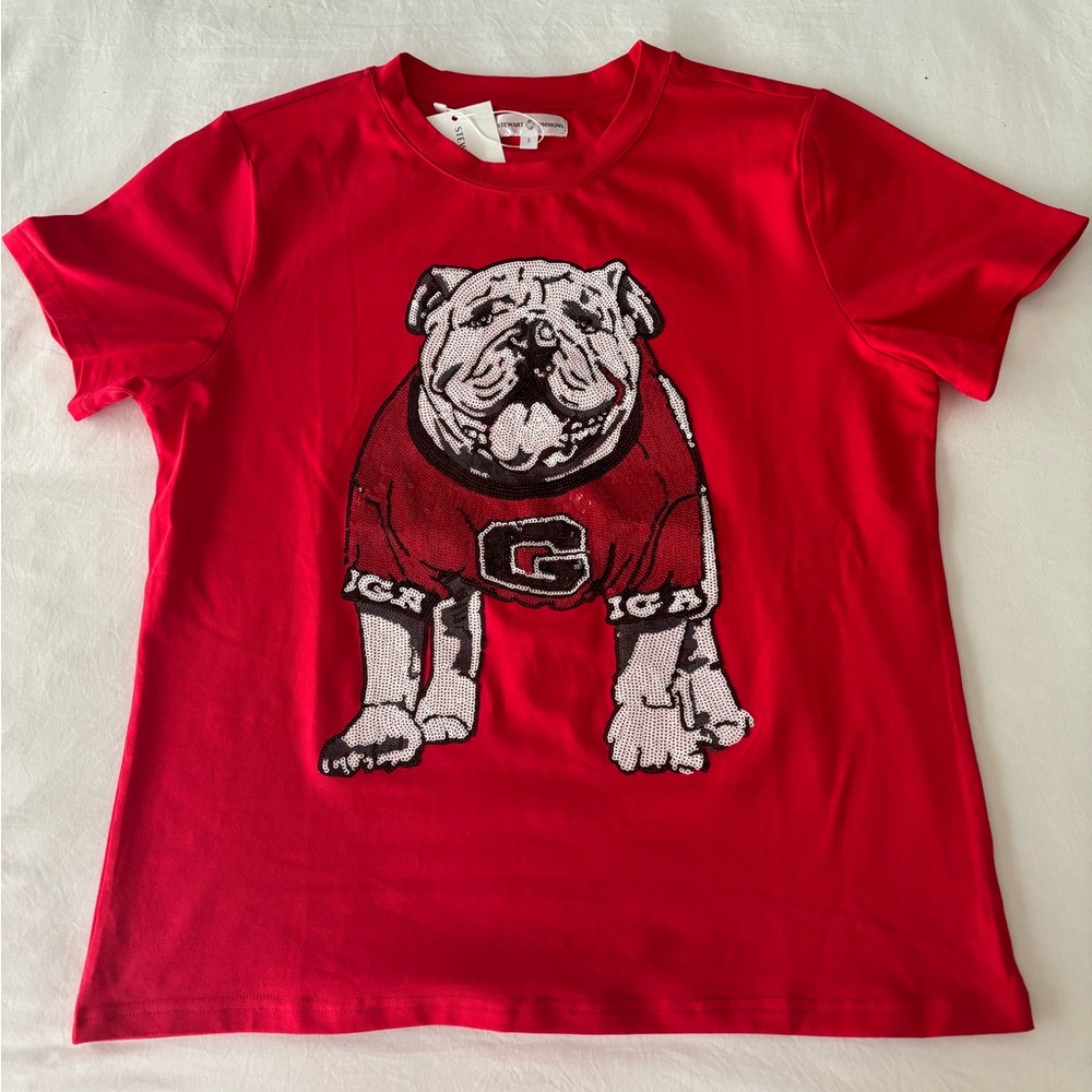 UGA Bulldogs: Sequin Tee (Women)